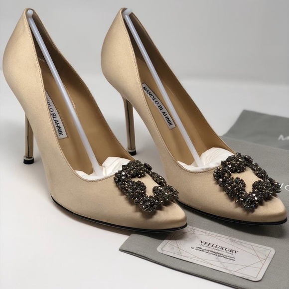 ❗️SOLD❗️manolo Blahnik hangisi 105mm pump - Picture 7 of 8